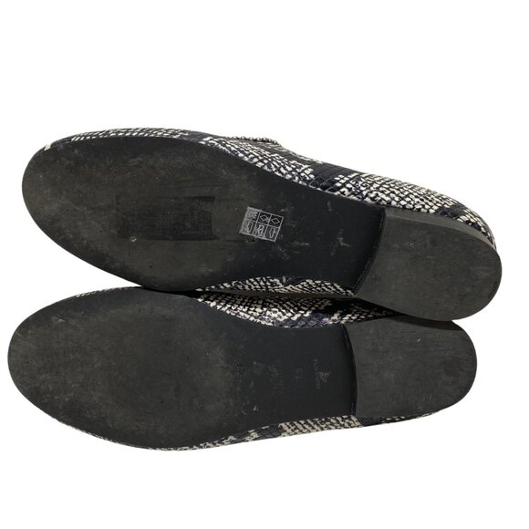 Coach Harper Snake Print Studded Loafers size 7.5b snakeskin gray black - Picture 7 of 8